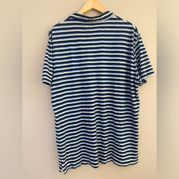 Polo Ralph Lauren Soft Striped Blue Polo Men's Size XL - Picture 5 of 8